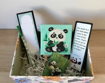 Panda Lover Gift Box - Handmade Art Gift - Gift Box - Unique Gift Box