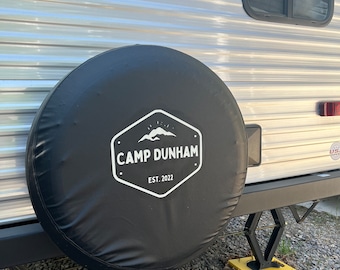 Spare Wheel/Tire Cover, RV/Camper, Personalized