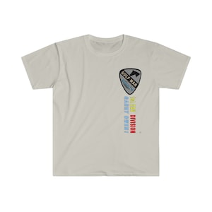 1st Cav Gulf War AirMobile  T-Shirt -  Garry Owen!  w/Grey Patch