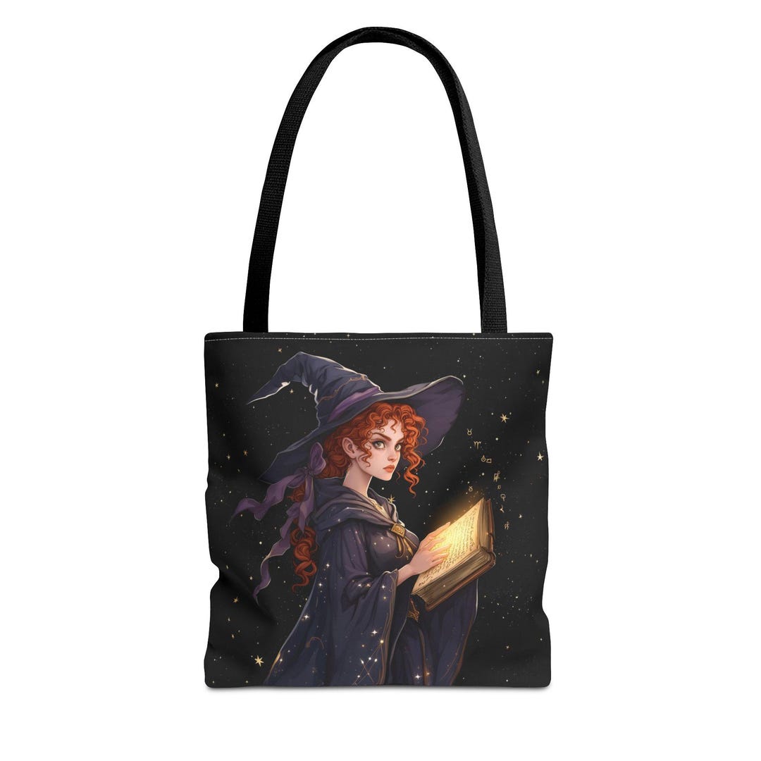 Magic Purse Celestial Golden Witch Magical Tote Bag | Enchanting Designs for ...
