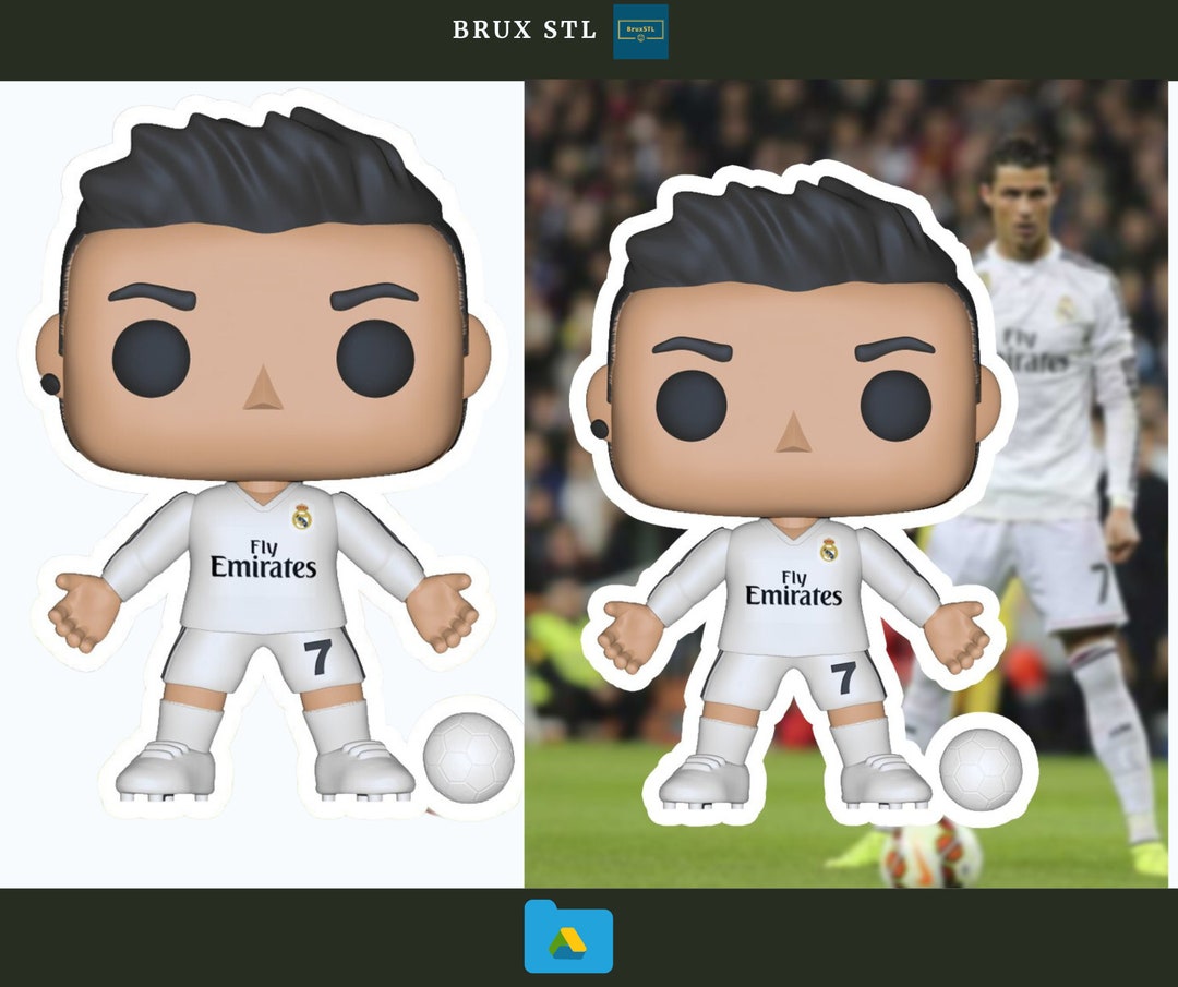 Cristiano Ronaldo 3D Collectible Figure Funko Pop Style - Limited Edit —  Latinafy, pop ronaldo