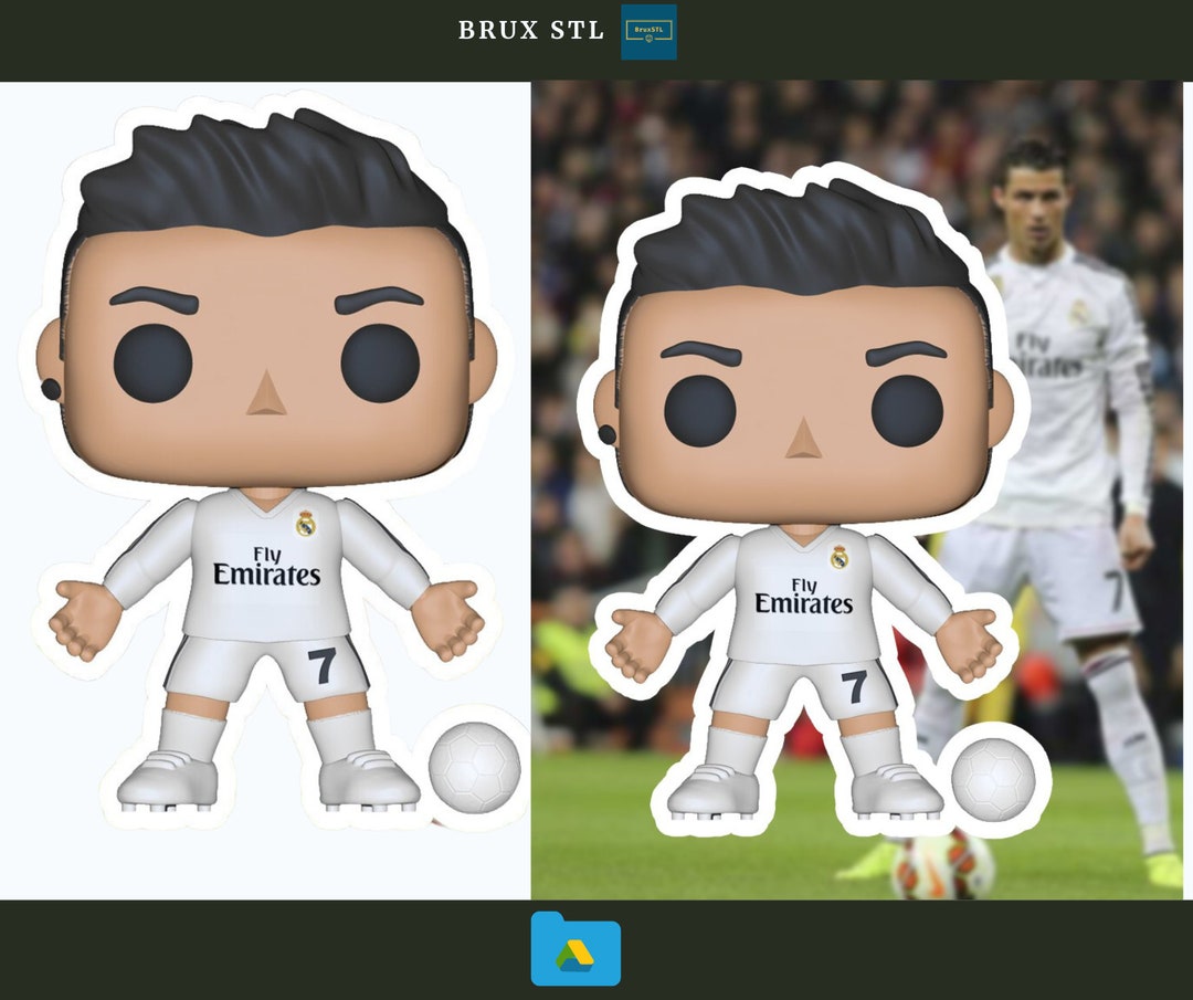 Funko CR7 STL File for 3D Printing 