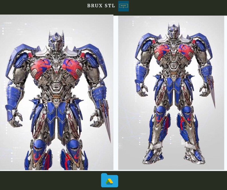 Optimus Robot STL Files for 3D Printing Hight Resolution - Etsy
