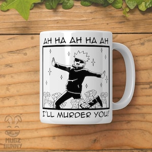 Gojo Satoru Mug | I&#39;ll Murder You Large Mug | Jujutsu Kaisen Mug | Kawaii Aizawa Sensei Anime Mug | Anime Coffee Lover Mug