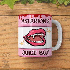 Astarion's Juice Box Mug | Astarion BG3 Mug | Baldur's Gate Merch | Bg3 Shadowheart Gift