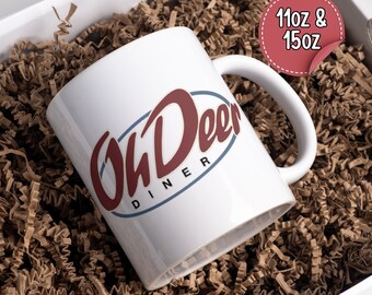 Alan Wake Mug | Oh Deer Mug | Alan Wake Merch | Bright Falls Large Coffee Mug