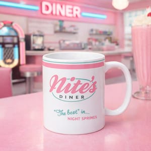 アラン・ウェイク ナイトズ・ダイナー マグカップ、ブライトフォールズ ラージコーヒーカップ