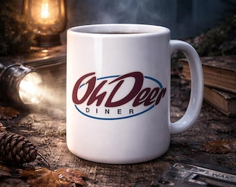 Alan Wake-mok | Mok Oh Deer | Alan Wake-merchandise | Grote Bright Falls-koffiemok