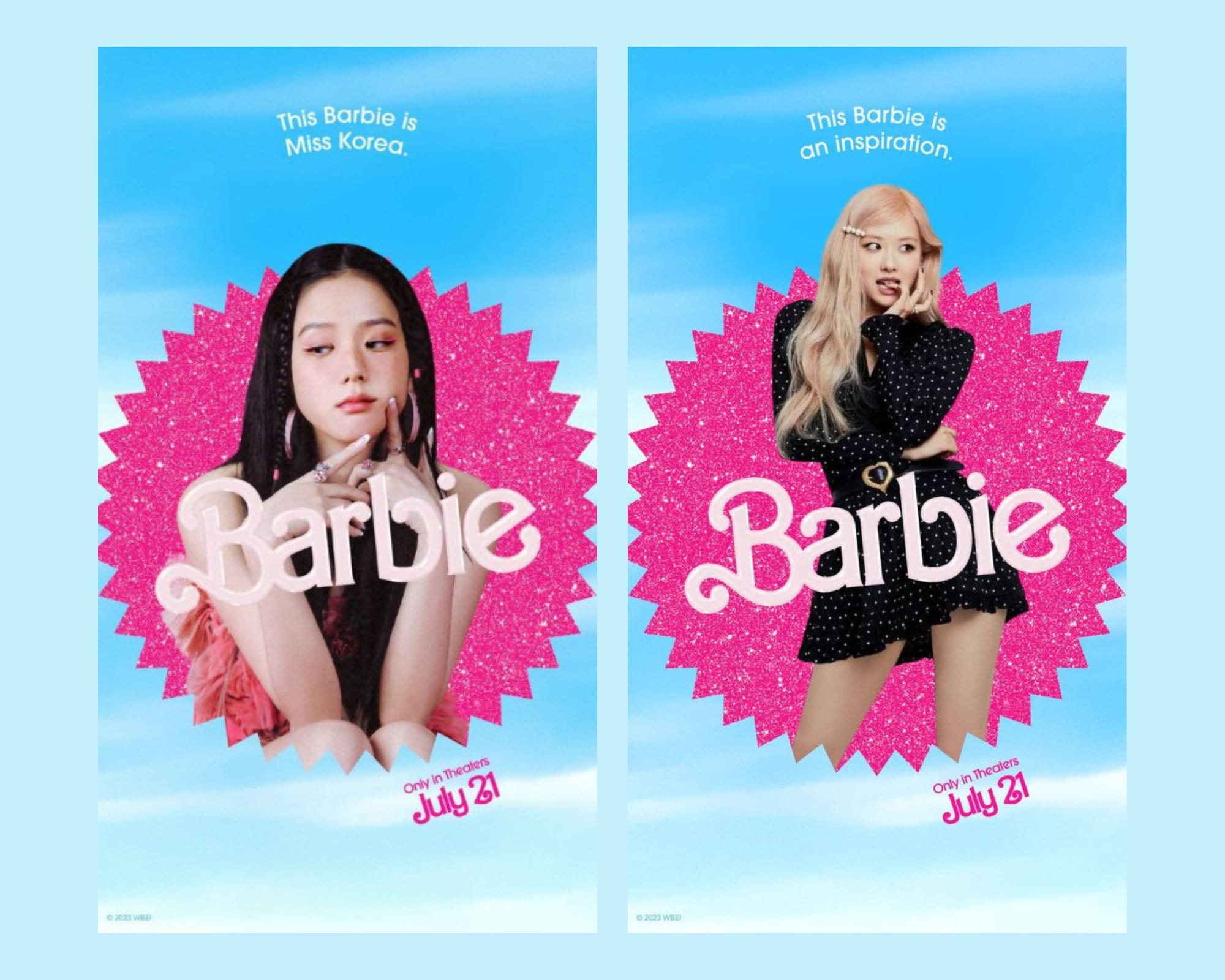 Blackpink Barbie Posters,blackpink Printable Art,blackpink Wall Art, blackpink Digital Download,blackpink Wall Print,blackpink Gift,bp Poster 