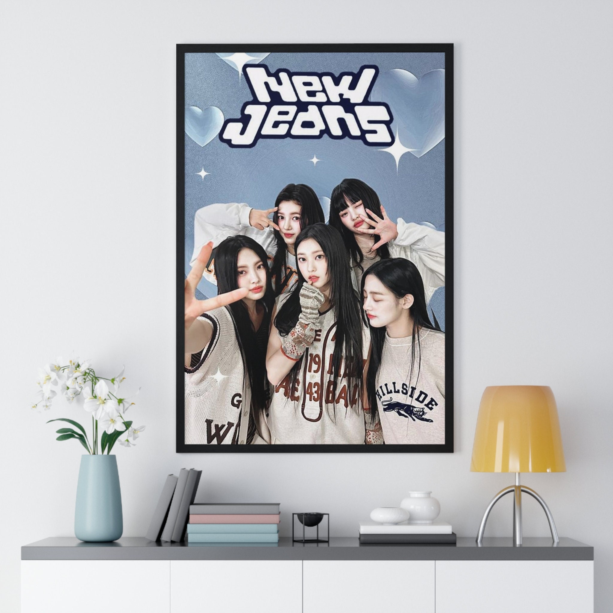 New Jeans Hybe Boy Poster, Minji Hanni Danielle Haerin Hyein Kpop Poster  (16x24)