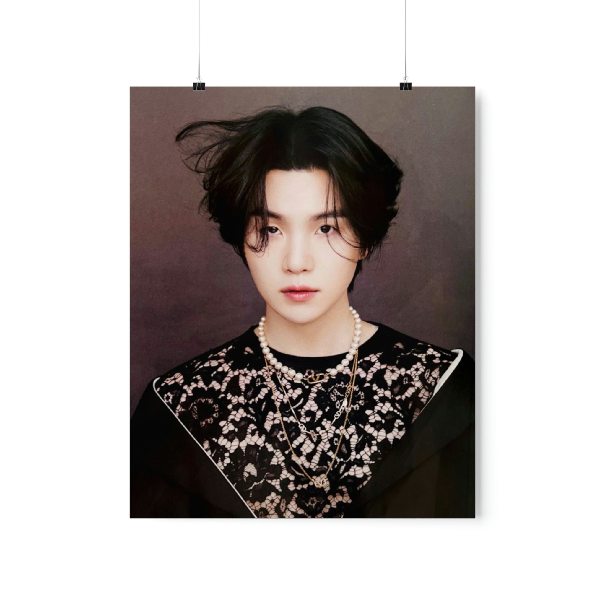 Bts Suga Postersmin Yoongi Wallpaper Agust D Posters Kpop Etsy