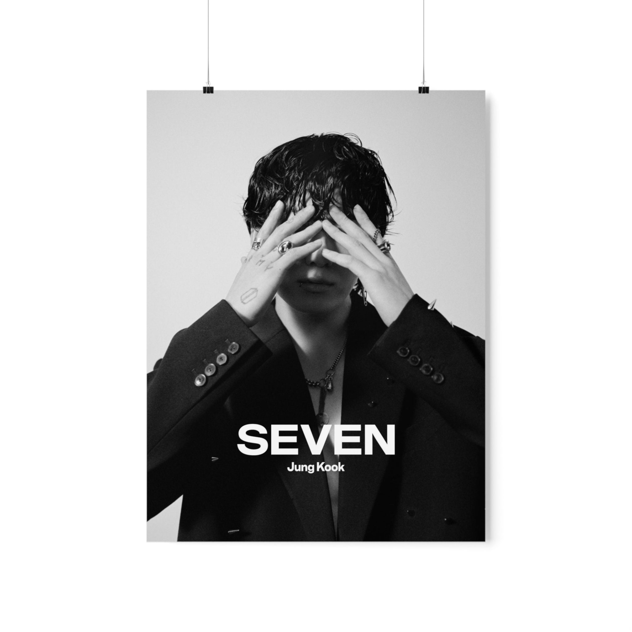 Bts Jungkook Seven Postersbts Wall Printbts Postersjk Etsy