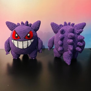 Crochet Gengar Amigurumi