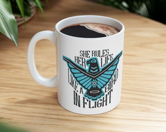 BIRD IN FLIGHT Ceramic Mug 11oz