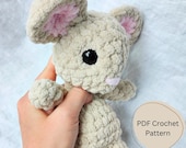 Millie Mouse Crochet Stuffed Animal Pattern - Amigurumi English US Crochet Terms