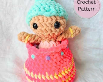 Gemma Genie Crochet Pattern: Amigurumi Magic Lamp (US Terms)