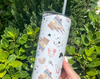 Disney Character Thermal Tumbler,Custom Disney Tumbler,Goofy Donald Minnie Pluto Water Bottle,Disney Water Bottle,Disney Parks Tumbler