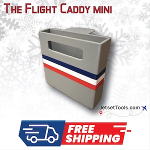 The Flight Caddy mini — EFB Holder + Cart Side Organizer for Flight Attendants