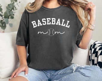 Camisa de mamá de béisbol, camisa para mamá camisa de béisbol mamá, camiseta para mujeres béisbol, camiseta de mamá, regalo del día de las madres para la camisa de mamá de béisbol, deportes