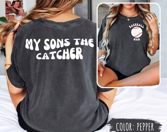 Baseball Mom Shirt, Baseball mama shirt, Gameday Shirt, tball mom shirt, Baseball T Shirt, Catcher Mom, Baseball Lover Shirt, Sports Mama