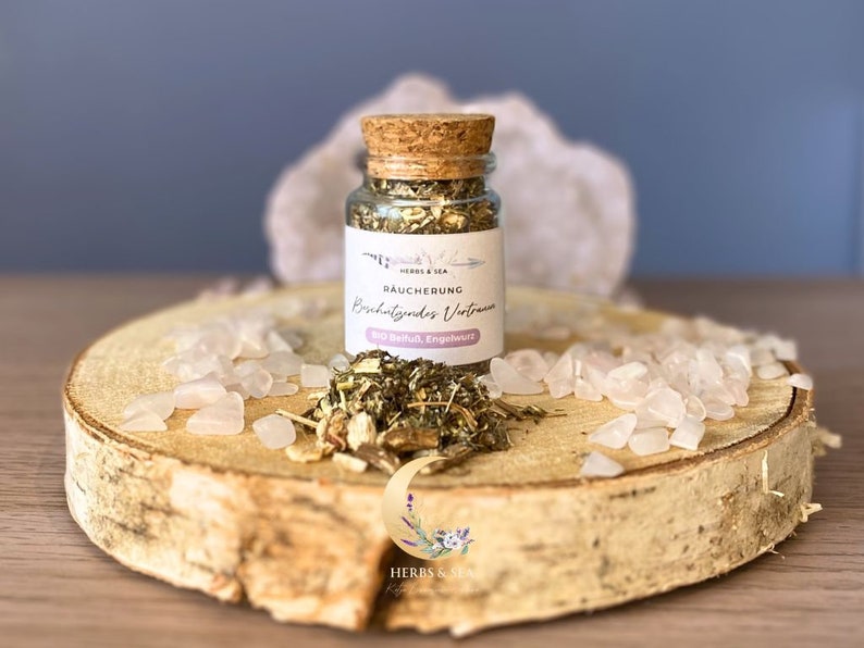 Incense Protective & Trust / Purification and Protection / Mugwort Angelica Root energized BIO herbs image 1