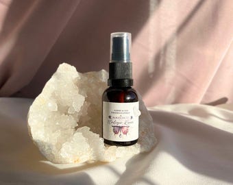 Energy work spray - Sacred space with rock crystal / Protection spray for energy work / Channeled energy spray - organic