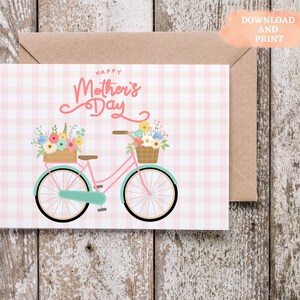 Happy Mother&#39;s Day Card | Printable Mother&#39;s Day Card | Digital Mother&#39;s Day Card | Watercolor Mothers Day Card | Floral Mothers Day Card