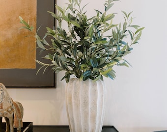 The 30" Faux Olive Arrangement in Artisan Vase