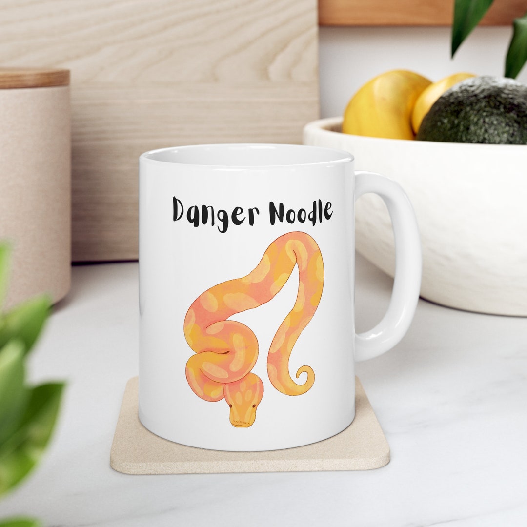 Snake Mug, Danger Noodle, Ball Python, Reptile Lovers, Snake Lovers ...