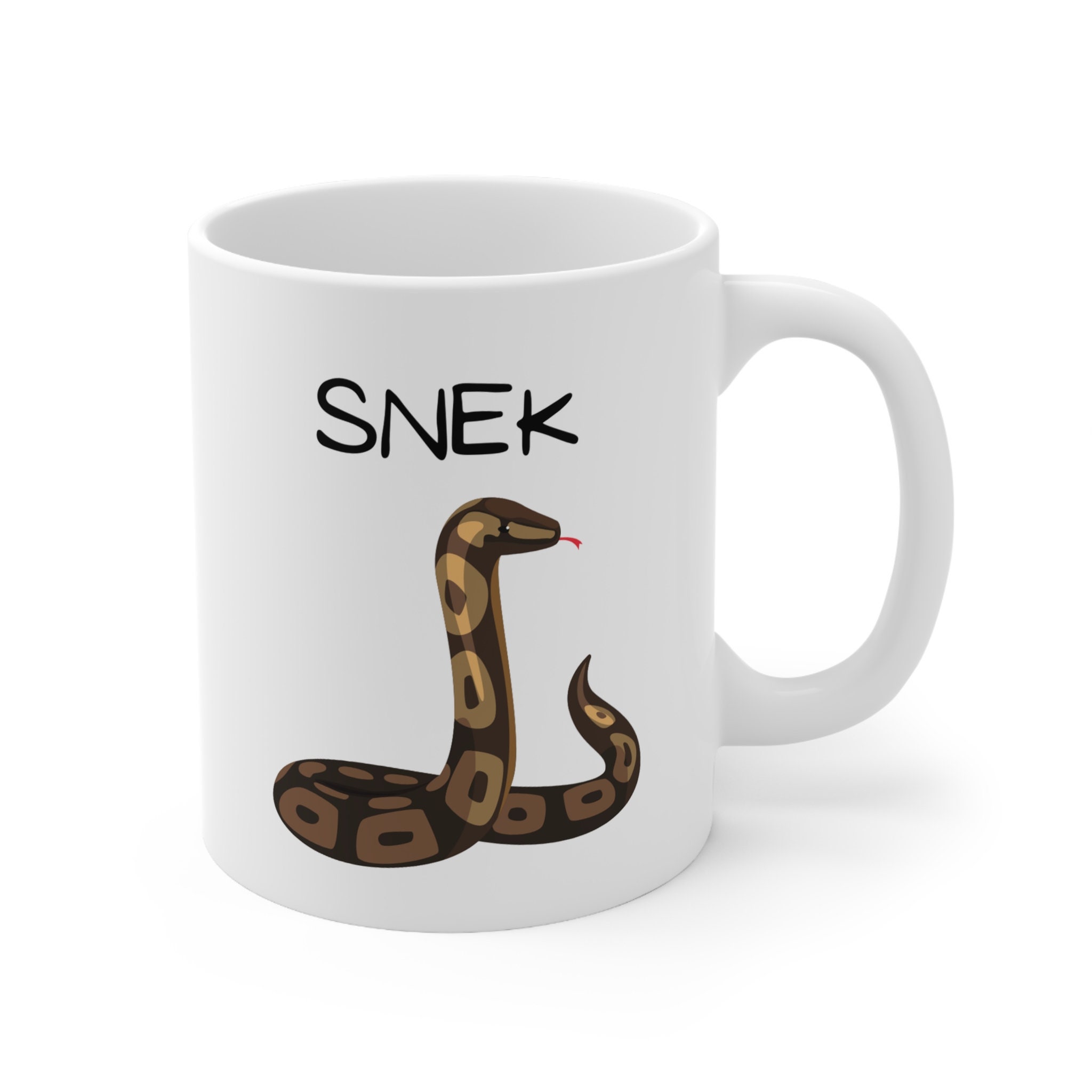 Snake Mug, Snek Mug, Ball Python, Reptile Lovers, Snake Lovers, Python ...