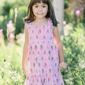 Block print dress for Girls | Toddler | Infant | Indian clothes | Jaipur | Linen