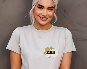 Personalized Cute Mom Shirt - Unisex Heavy Cotton Tee, Custom Year and Name, Mother&#39;s Day Gift, Family Reunion Shirt, Mom Birthday Present