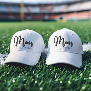 Custom Embroidered Hat, Personalized Date, Matching Vintage Baseball Cap, Gift for New Dad-Mom, Pregnancy Anouncement,Dad Hat custom