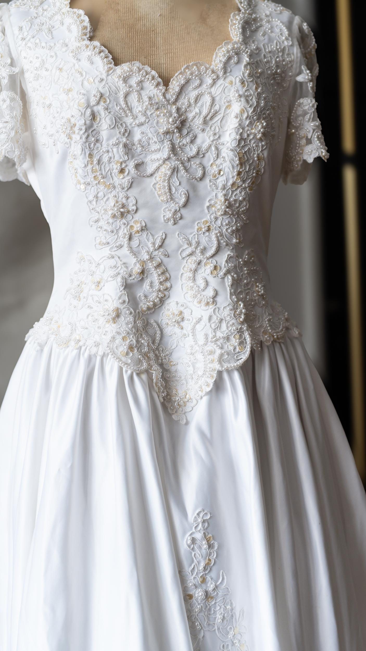 Vintage Wedding Dress 1990 - Etsy