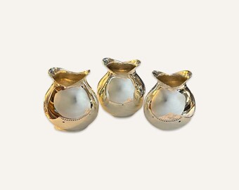 Set of 3 Sterling Silver Bud Vases by American Industrial Designer Eva Zeisel