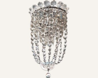 French Crystal Empire Chandelier