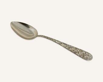 Single Repousse Table/Serving Spoon Marked S. Kirk & Son Inc.