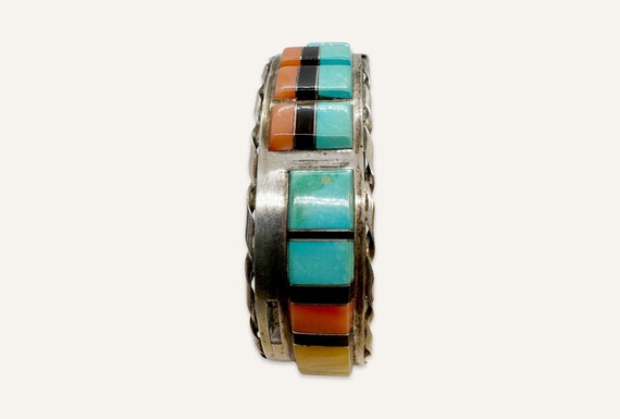 Zuni Cuff Bracelet by Martin and Esther Panteah - image 6