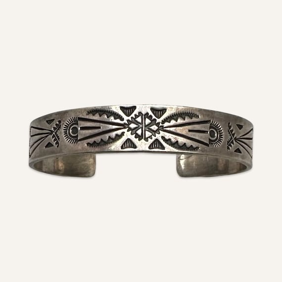 Exceptional Vintage Native American Hopi Kagenvema Sterling Silver Bracelet Old Exceptional Vintage Native American Hopi Kagenvema Sterling Silver Bracelet Old