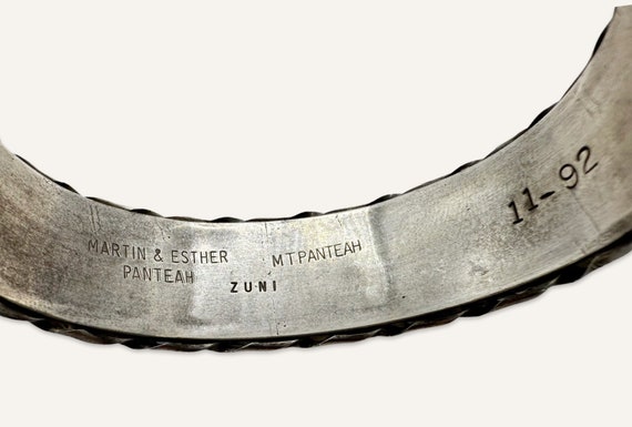 Zuni Cuff Bracelet by Martin and Esther Panteah - image 7
