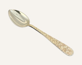 Single Repousse Table/Serving Spoon Marked S. Kirk & Son Inc.