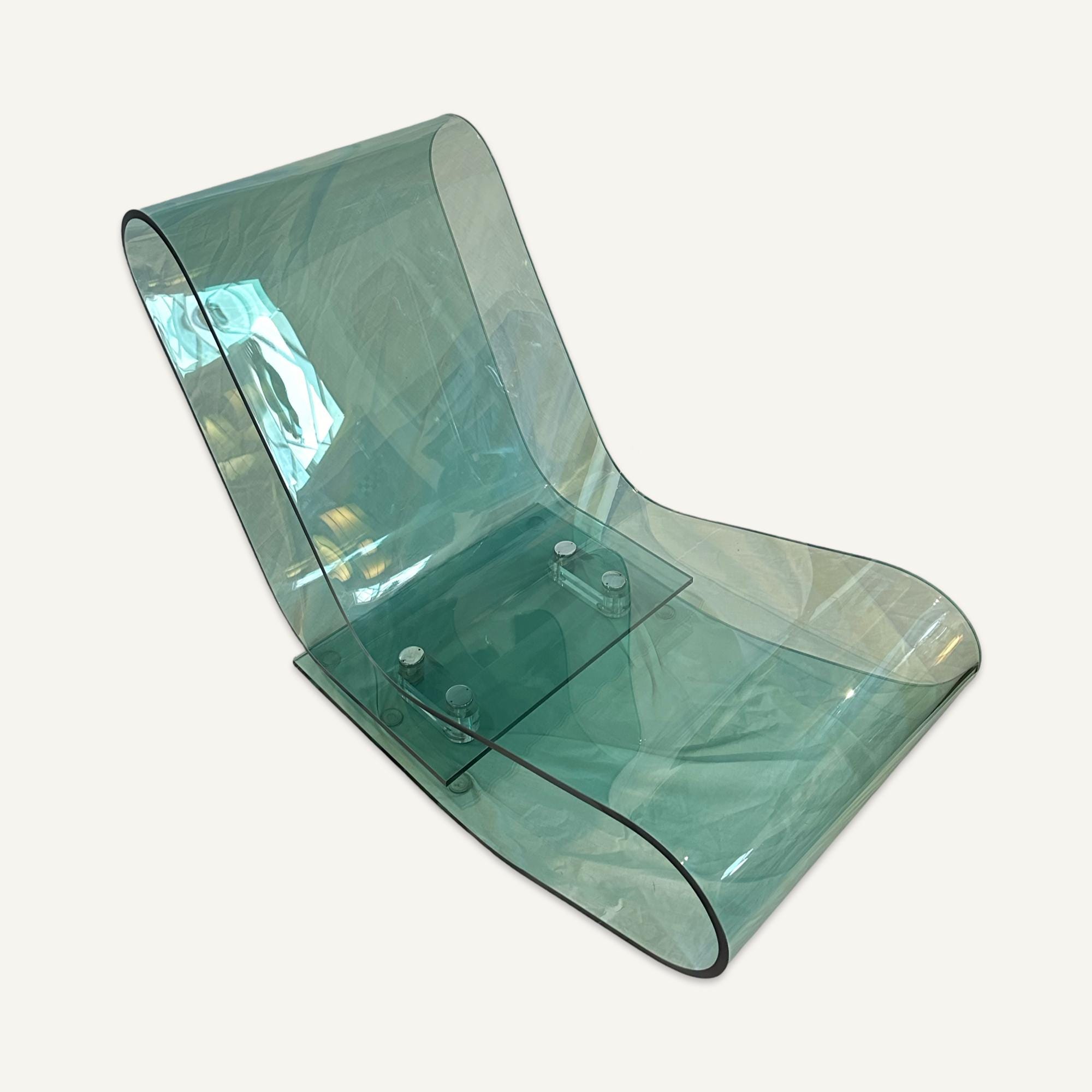 1990s Maarten Van Severen Plexiglass Lounge Chair for Kartell