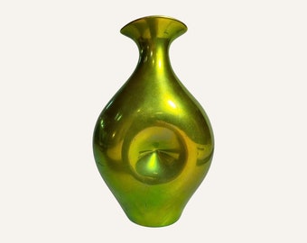 1983 Eva Zeisel BellyButton Eosin-Glazed Porcelain Vase