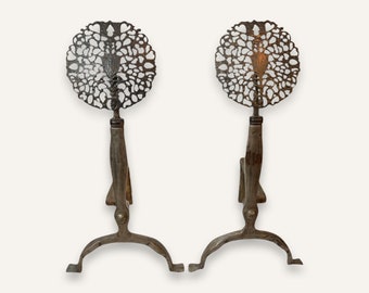 Pair of Late 19th Century Ernest Gimson Andirons