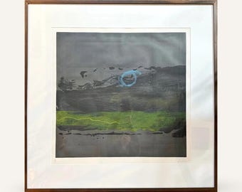 Helen Frankenthaler “Broome Street at Night,” Original Masterprint (Etching, Drypoint and Aquatint in 5 Colors,) 64/68, 1987