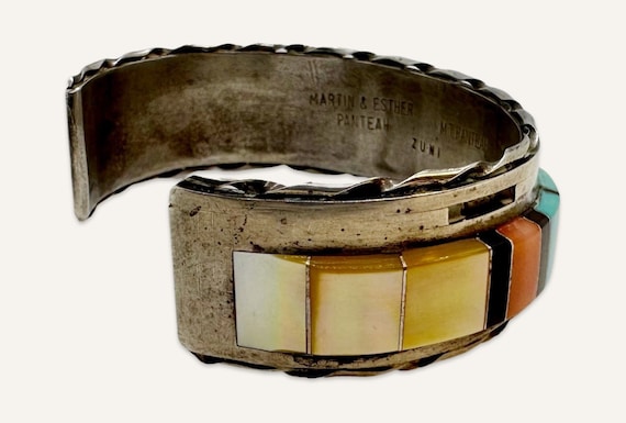 Zuni Cuff Bracelet by Martin and Esther Panteah - image 4