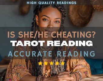 Is He/She Cheating on Me? Same Hour Psychic Tarot Reading, Love Insight, Fast Delivery, Relationship Guidance
