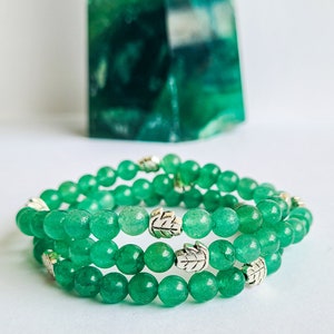 Aventurine Beaded Bracelet: Money Attraction, Spiritual Growth