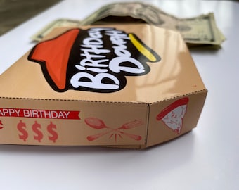 Teig Geschenk Box zum Geburtstag