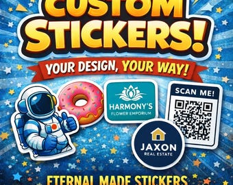 Custom Vinyl Stickers | Die Cut Stickers | Custom Logo Sticker | Custom Sticker | personalized stickers | Business Stickers | Fast Shipping